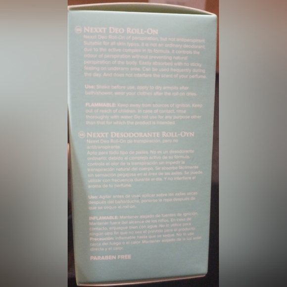 NEXXT Deo Roll-On Anti Scent for Women NIB - Picture 3 of 3